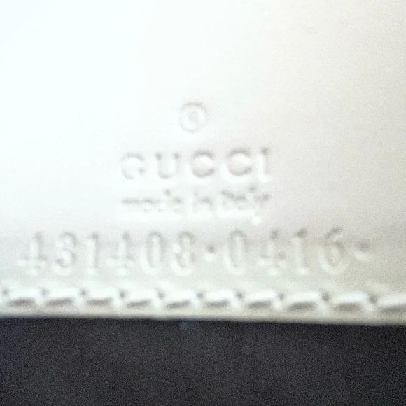 Gucci Signature White Guccissima Bow Wallet on Chain WOC Shoulder Crossbody Bag
